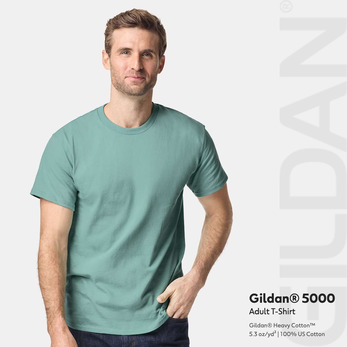 (50) 1-COLOR Screen Printed Gildan T-Shirts